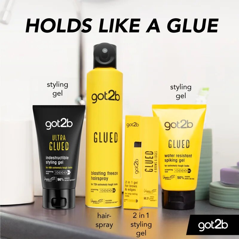 got2b Ultra Glued styling gél ultra erős fixálás 150 ml