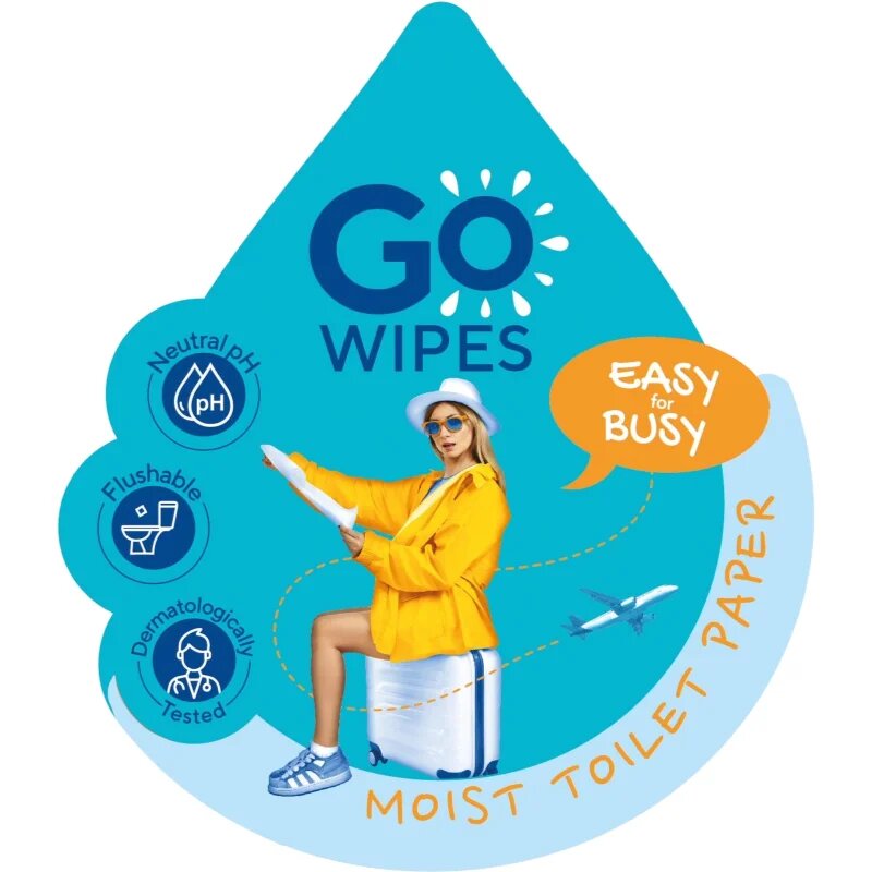 GoWipes Comfort nedves WC papír 10 db