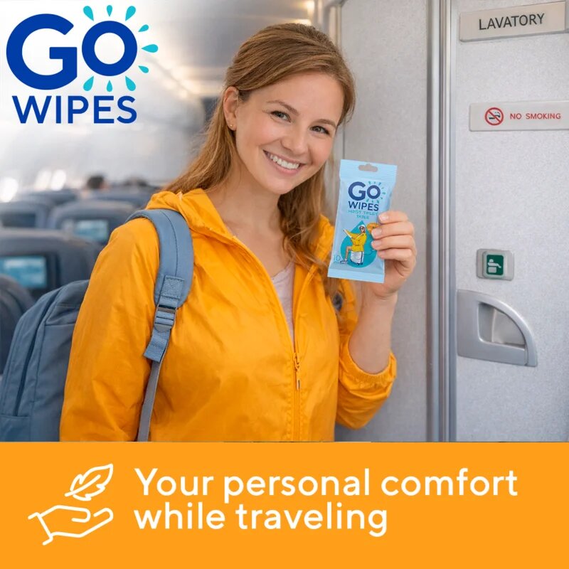 GoWipes Comfort nedves WC papír 10 db