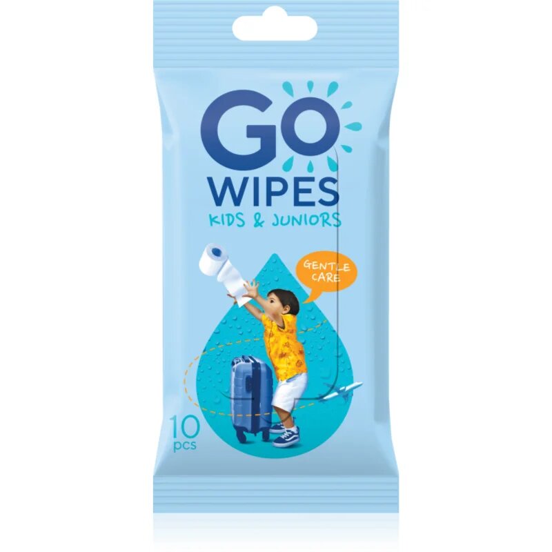 GoWipes For Kids & Juniors nedves WC papír gyermekeknek 10 db