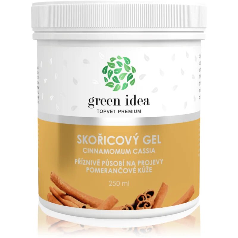 Green Idea Skořicový gel masszázs gél 250 ml