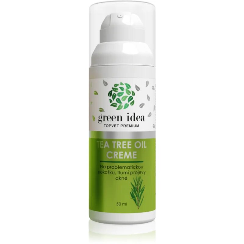 Green Idea Tea Tree Oil Creme regeneráló nappali krém problémás és pattanásos bőrre 50 ml