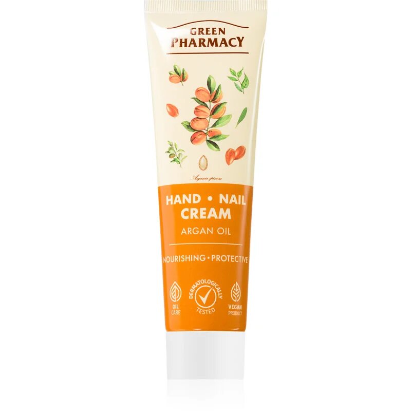 Green Pharmacy Argan Hand Cream tápláló és védőkrém kézre és körmökre 100 ml