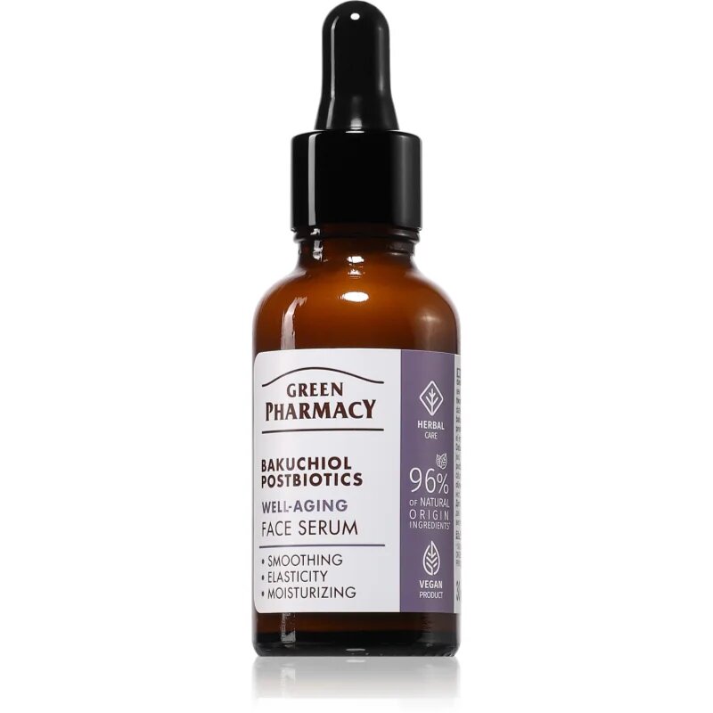 Green Pharmacy Bakuchiol & Postbiotics Serum öregedés elleni arcszérum 30 ml