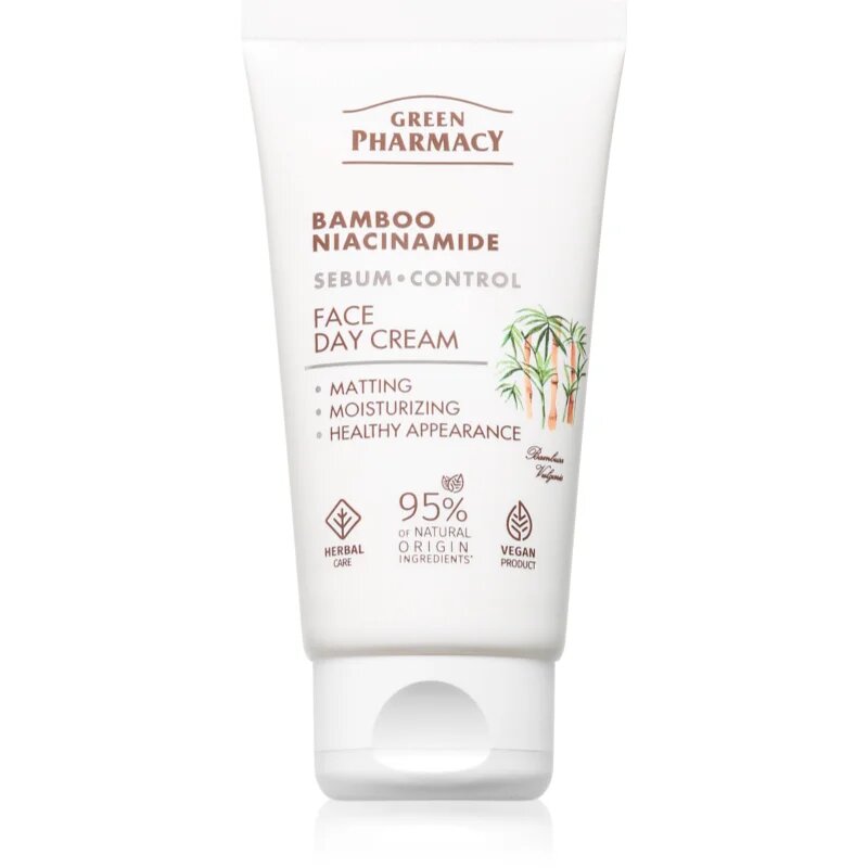 Green Pharmacy Bamboo & Niacinamide Day Face Cream nappali arckrém 50 ml