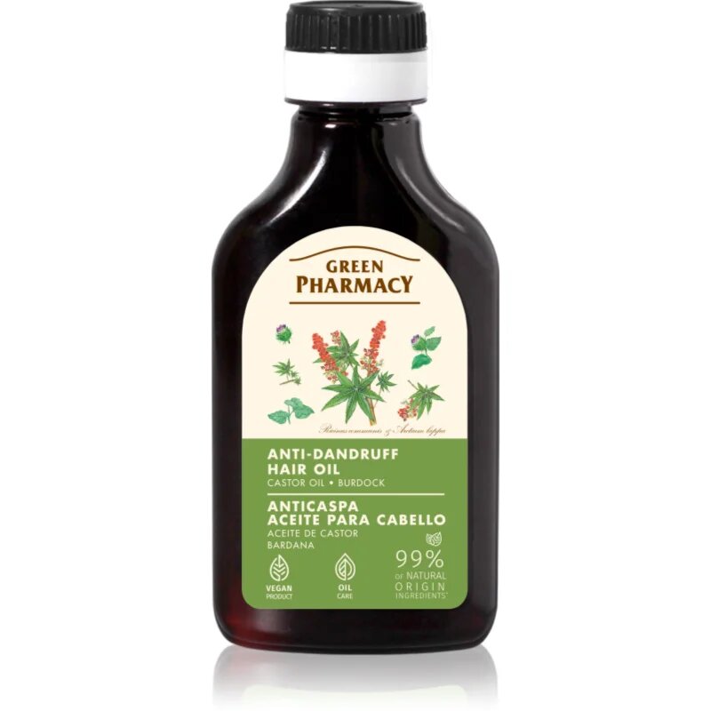 Green Pharmacy Burdock Oil Hair Oil olajos ápolás korpásodás ellen 100 ml