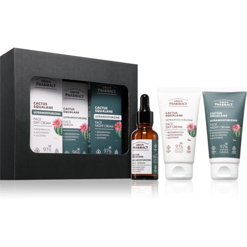 Green Pharmacy Cactus & Squalane Set ajándékszett a bőr hidratálásáért és feszességéért