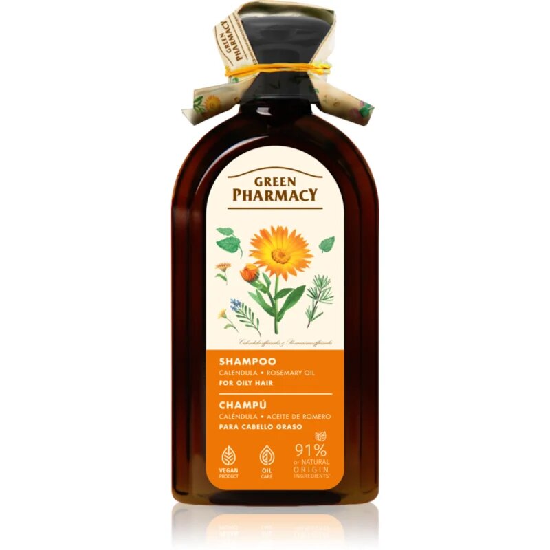 Green Pharmacy Calendula Shampoo sampon normál és zsíros hajra 350 ml