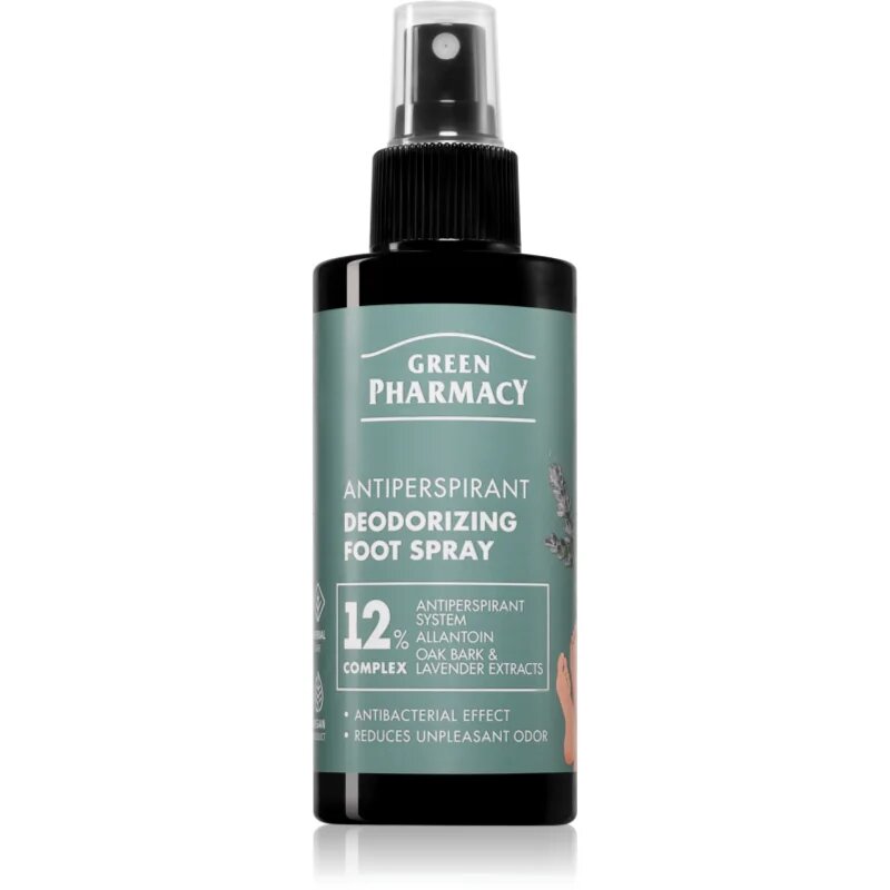 Green Pharmacy Foot Care Antiperspirant Deodorizing Foot Spray izzadásgátló lábfejre 150 ml