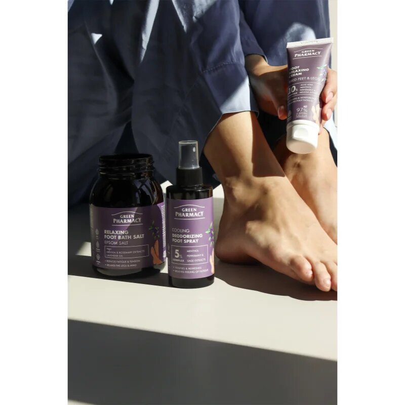 Green Pharmacy Foot Care Cooling Deodorizing Foot Spray dezodor lábfejre 150 ml