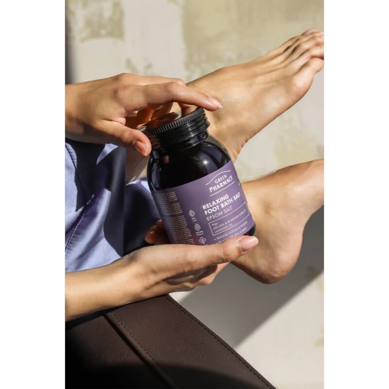 Green Pharmacy Foot Care Relaxing Foot Bath Salt relaxáló fürdősó lábakra 400 g