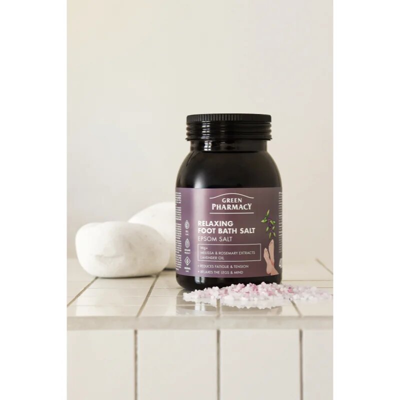 Green Pharmacy Foot Care Relaxing Foot Bath Salt relaxáló fürdősó lábakra 400 g