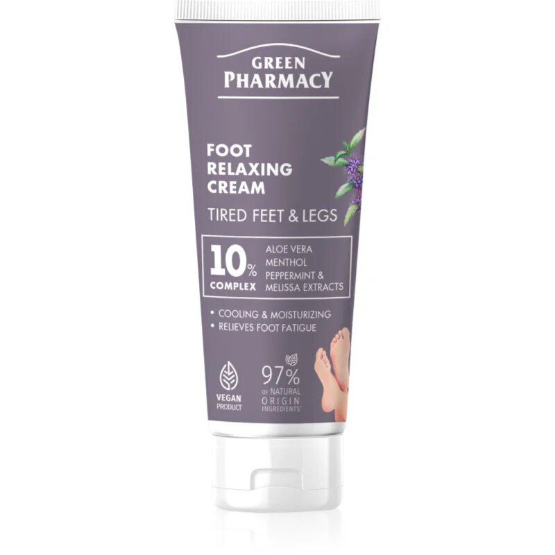 Green Pharmacy Foot Care Relaxing Foot Cream relaxáló krém lábakra 75 ml