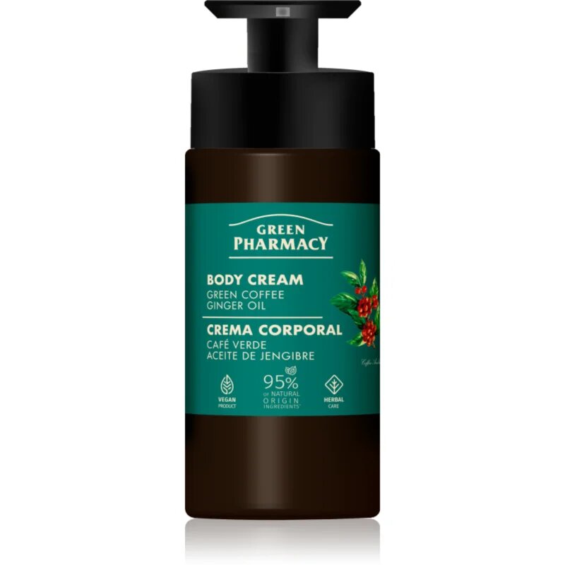 Green Pharmacy Green Coffee & Ginger Oil testápoló krém 739 ml