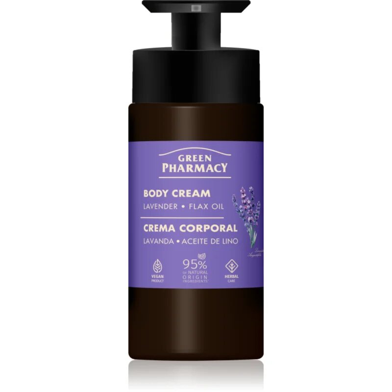 Green Pharmacy Lavender & Flax Oil testápoló krém 739 ml
