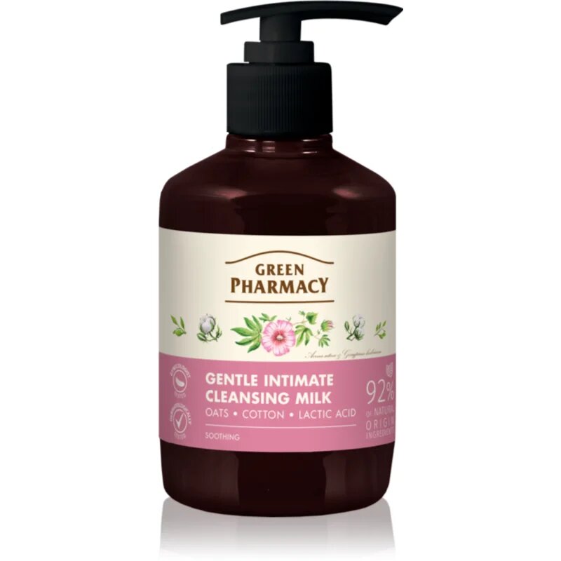 Green Pharmacy Oats & Cotton tej intim higiéniára 370 ml