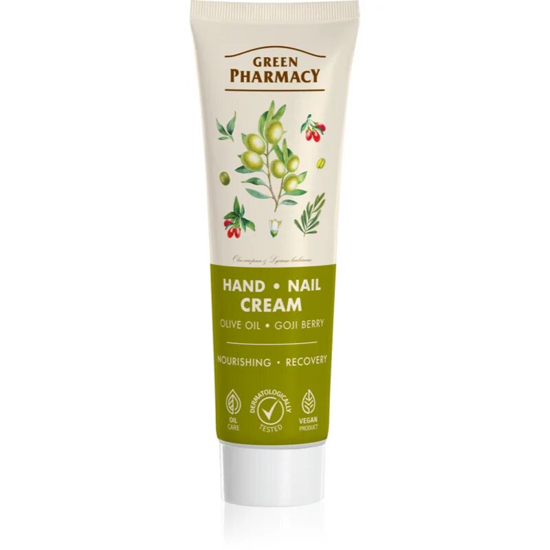 Green Pharmacy Olive & Goji Berry Hand & Nail Cream kézkrém 100 ml