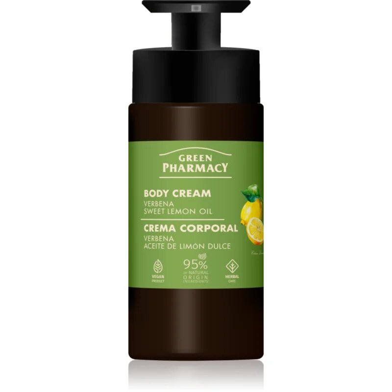 Green Pharmacy Verbena & Sweet Lemon Oil testápoló krém 739 ml