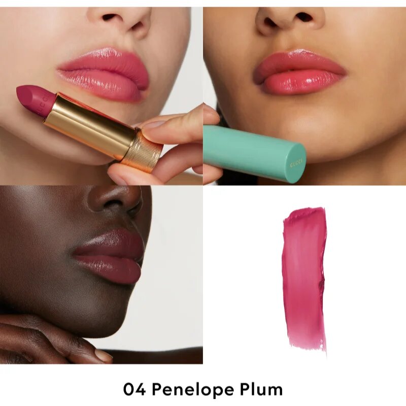 Gucci Beauty Baume à Lèvres tonizáló ajakbalzsam árnyalat 04 Penelope Plum 3.5 g