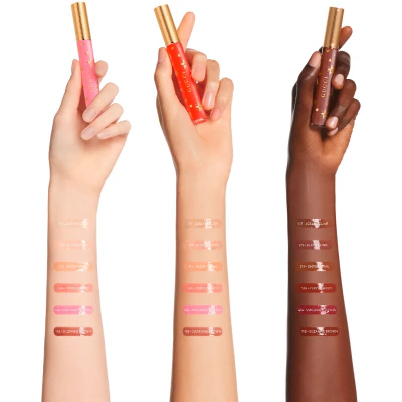 Gucci Beauty Gloss à Lèvres dúsító ajakfény árnyalat 526 Teresina Red 6.5 ml