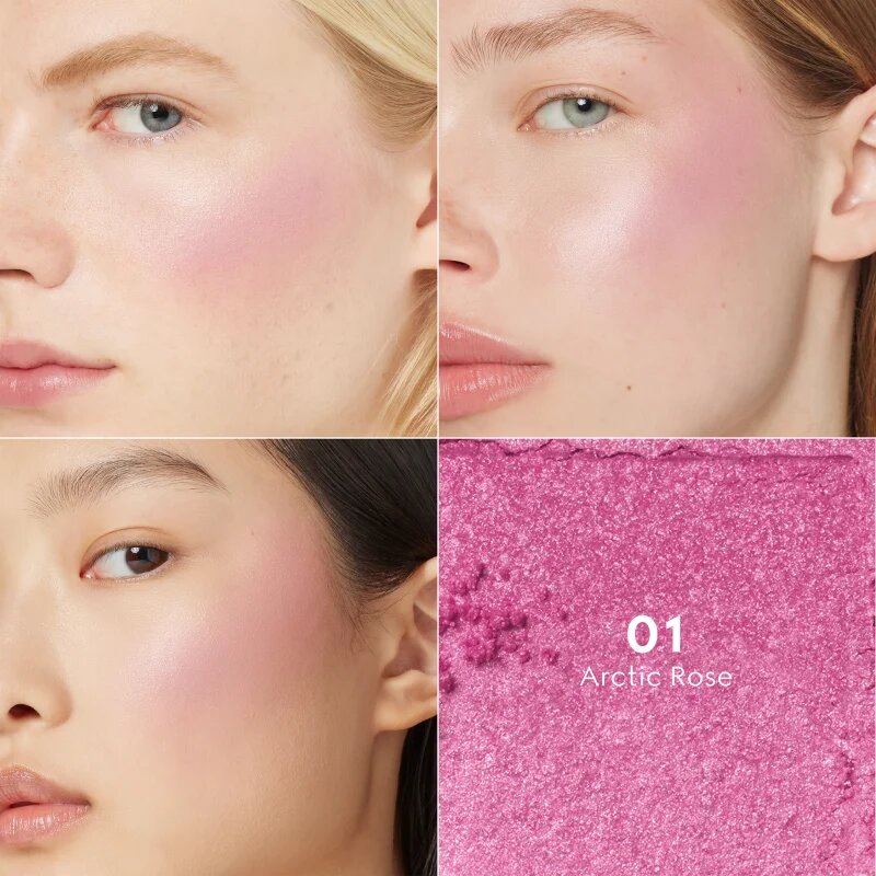 Gucci Beauty Glow Blush kompakt arcpirosító árnyalat 01 Arctic Rose 5.5 g
