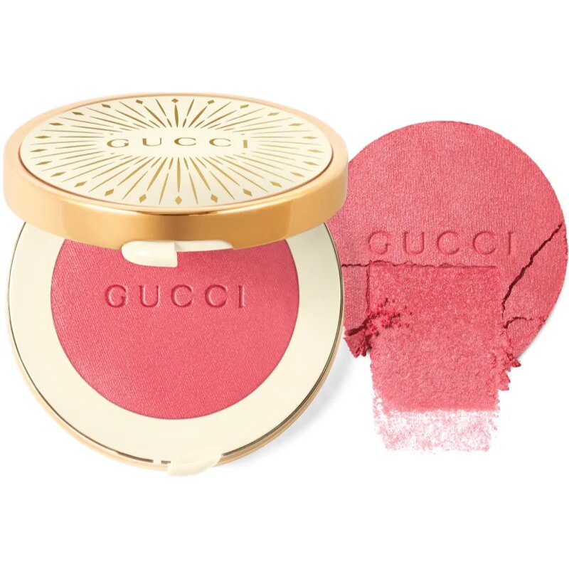 Gucci Beauty Glow Blush kompakt arcpirosító árnyalat 02 Fresh Coral 5.5 g