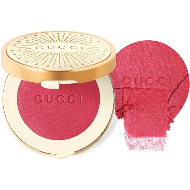 Gucci Beauty Glow Blush kompakt arcpirosító árnyalat 04 Bright Pink 5.5 g