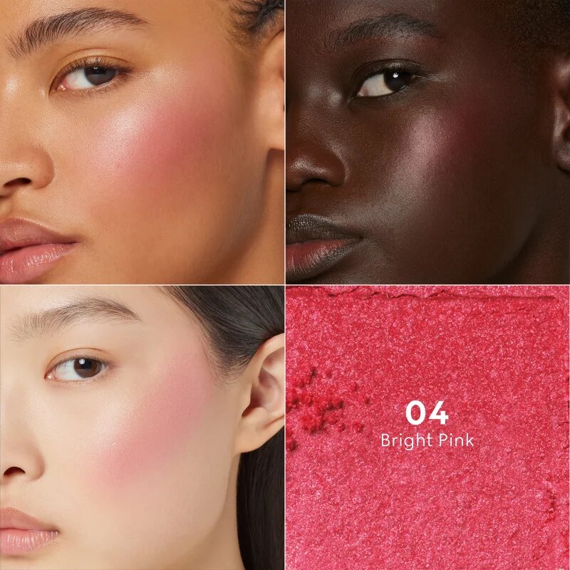 Gucci Beauty Glow Blush kompakt arcpirosító árnyalat 04 Bright Pink 5.5 g