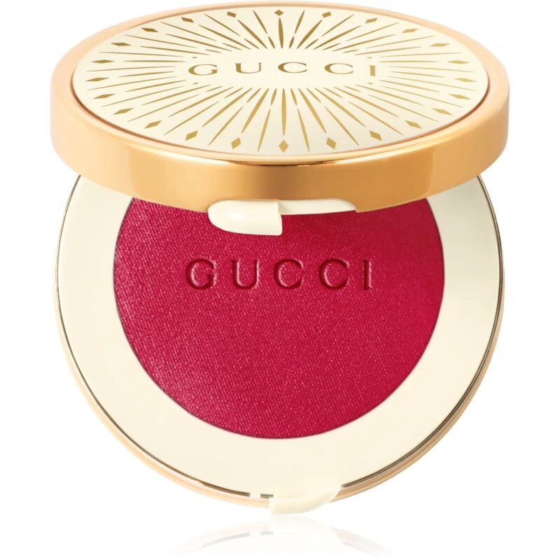 Gucci Beauty Glow Blush kompakt arcpirosító árnyalat 06 Bright Ruby 5.5 g