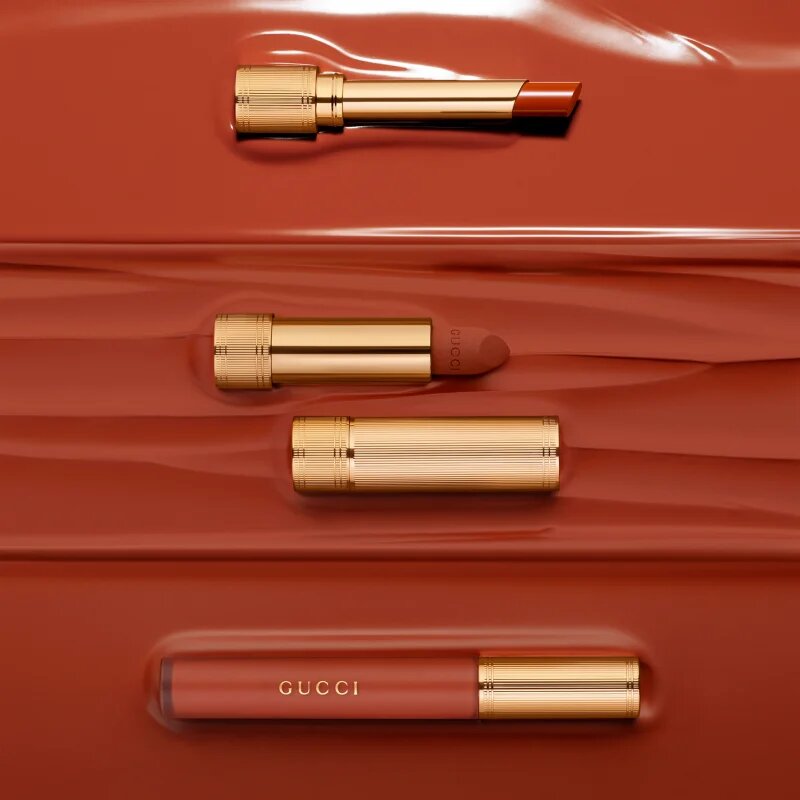 Gucci Beauty Rouge à Lèvres Matte Lipstick mattító folyékony rúzs árnyalat 413 Cornelia Pink 6.5 ml