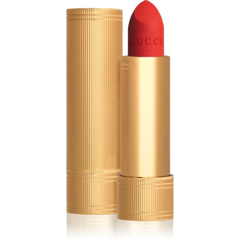 Gucci Beauty Rouge à Lèvres Matte Lipstick mattító rúzs árnyalat 302 Agatha Orange 3.5 g