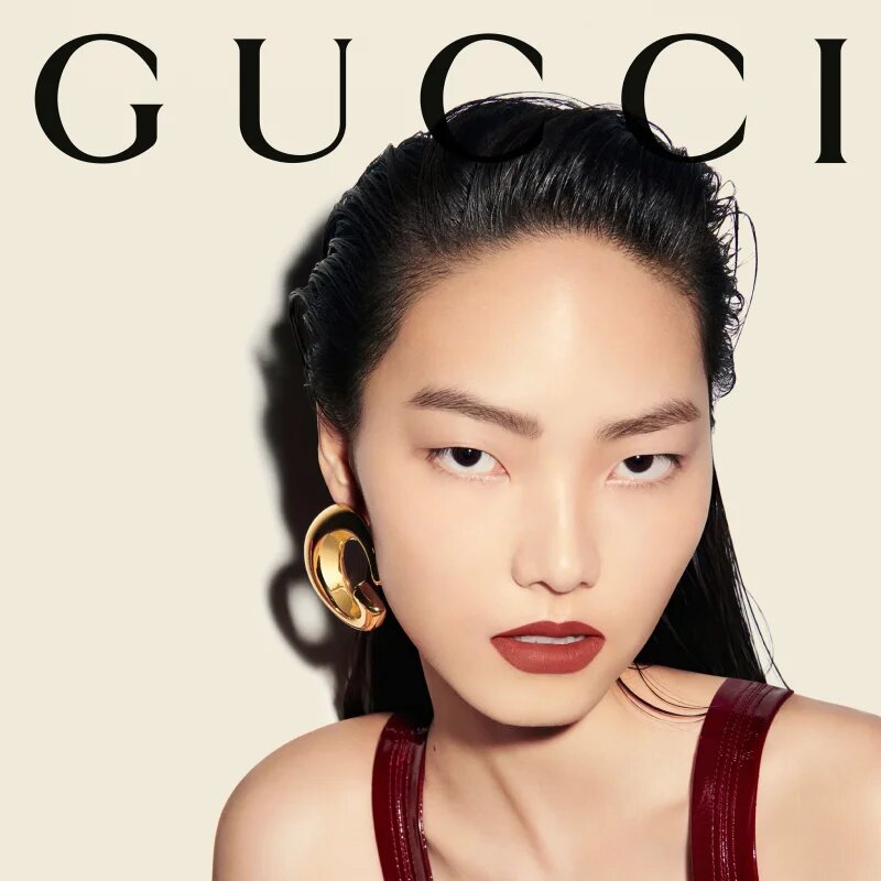Gucci Beauty Rouge à Lèvres Matte Lipstick mattító rúzs árnyalat 302 Agatha Orange 3.5 g