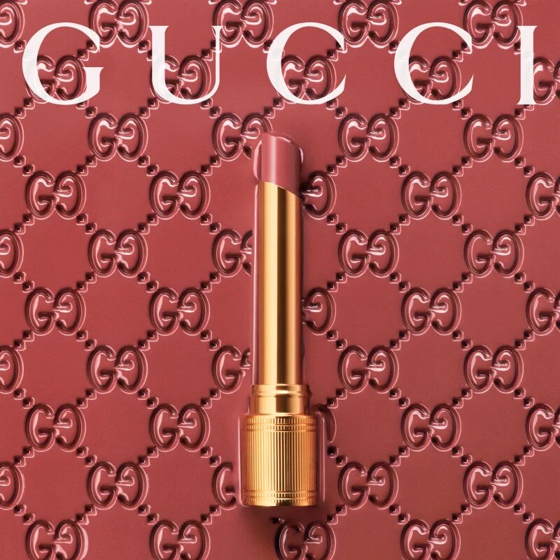 Gucci Beauty Rouge de Beauté Brillant hidratáló rúzs árnyalat 113 Linnett Stone 1.8 g