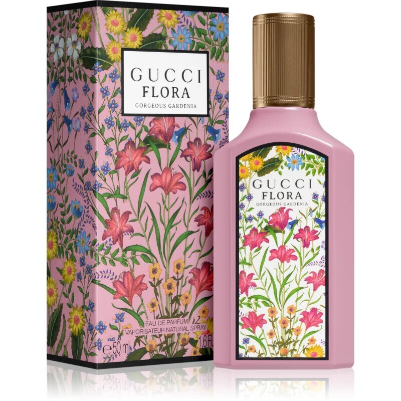Gucci Flora Gorgeous Gardenia Eau de Parfum utántölthető hölgyeknek 50 ml