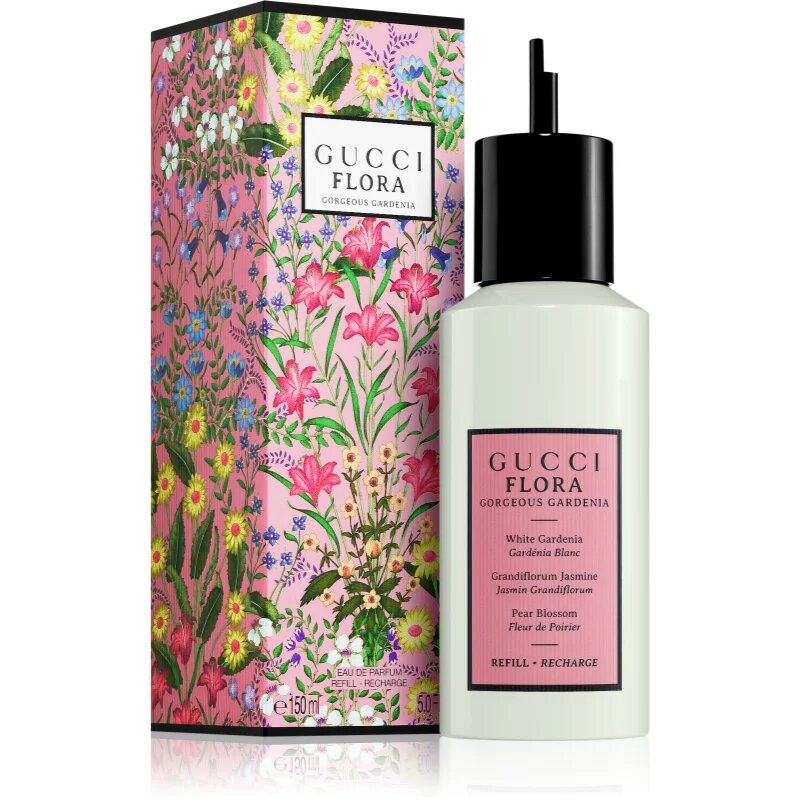 Gucci Flora Gorgeous Gardenia Eau de Parfum utántölthető hölgyeknek Refill 150 ml