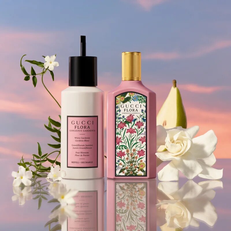 Gucci Flora Gorgeous Gardenia Eau de Parfum utántölthető hölgyeknek Refill 150 ml