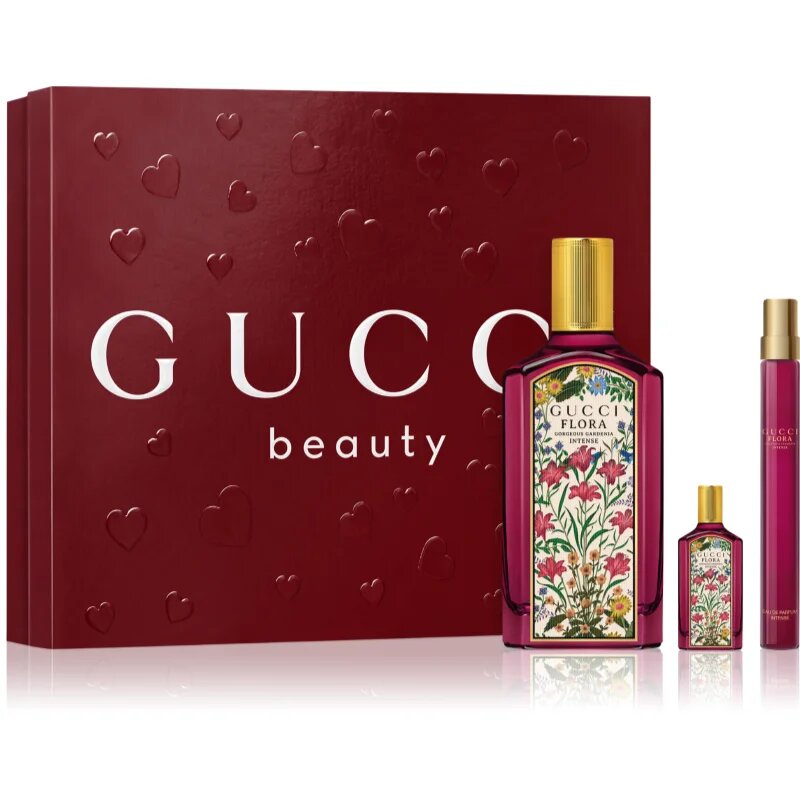 Gucci Flora Gorgeous Gardenia Intense ajándékszett hölgyeknek