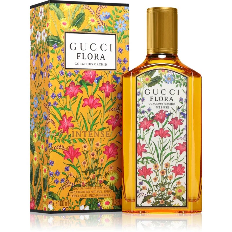 Gucci Flora Gorgeous Orchid Intense Eau de Parfum intense utántölthető hölgyeknek 100 ml