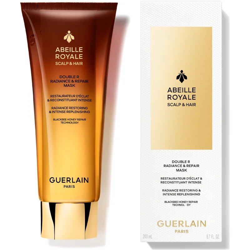 GUERLAIN Abeille Royale Double R Radiance & Repair Mask regeneráló hajmasz 200 ml