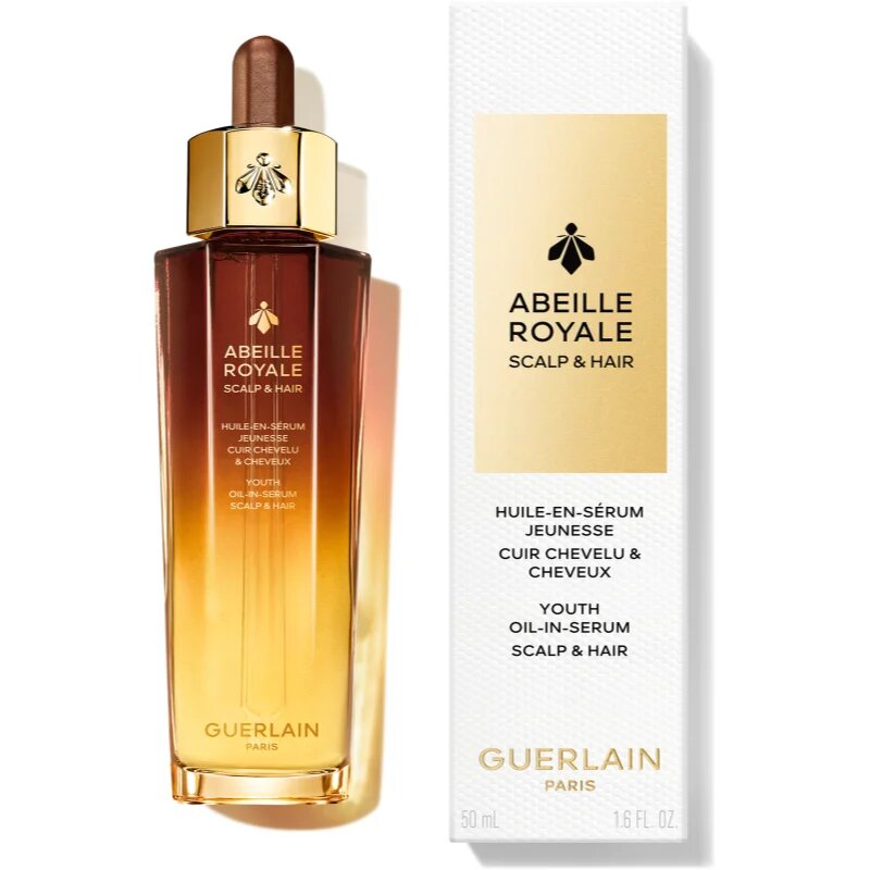 GUERLAIN Abeille Royale Scalp & Hair Youth Oil-In-Serum fiatalító szérum a hajra és a fejbőrre 50 ml