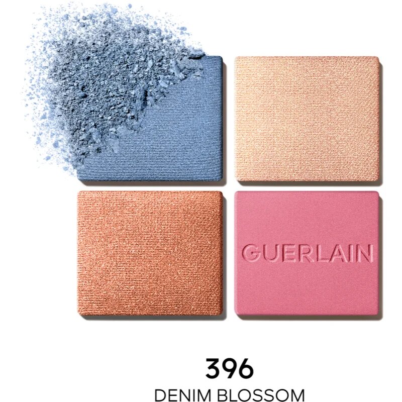 GUERLAIN Blooming Denim Ombres G szemhéjfesték paletta limitált kiadás 396 Denim Blossom 6 g