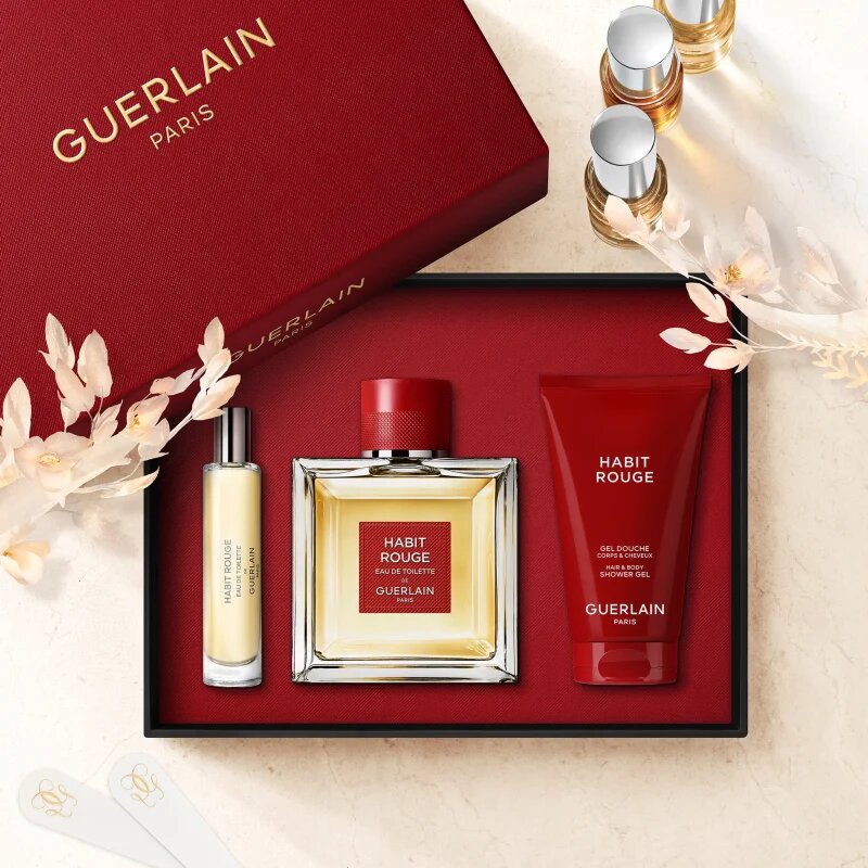 GUERLAIN Habit Rouge ajándékszett limitált kiadás uraknak