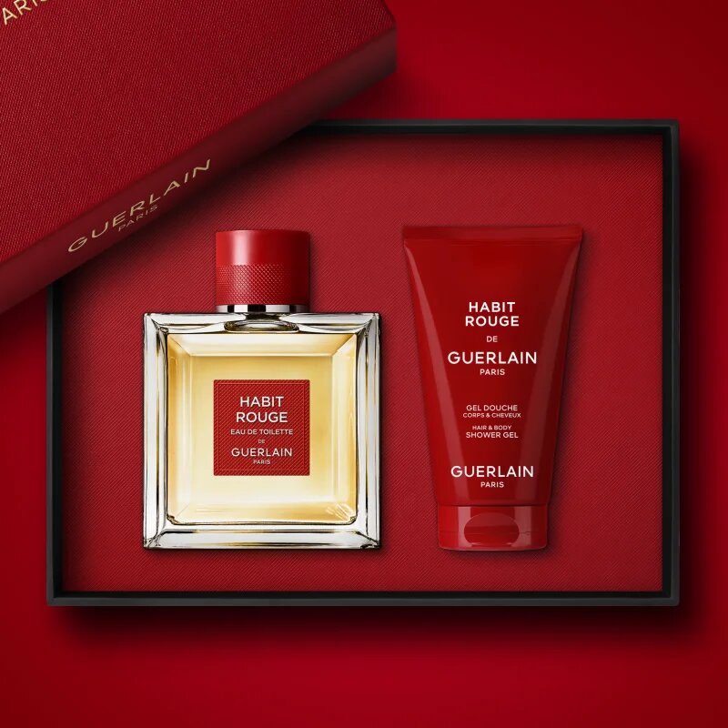 GUERLAIN Habit Rouge ajándékszett uraknak