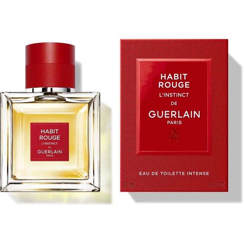 GUERLAIN Habit Rouge L'Instinct Intense Eau de Toilette uraknak 50 ml