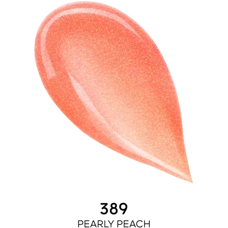 GUERLAIN KissKiss Bee Glow tápláló és hidratáló ajakbalzsam árnyalat 389 Pearly Peach 3.2 g