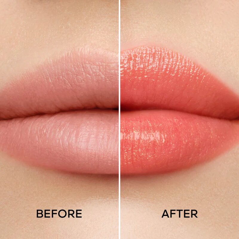 GUERLAIN KissKiss Bee Glow tápláló és hidratáló ajakbalzsam árnyalat 389 Pearly Peach 3.2 g