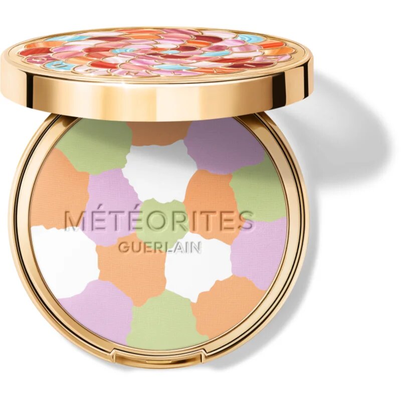 GUERLAIN Météorites Compact Mattifying Powder kompakt púder árnyalat 02 Cool Rosé 8.5 g