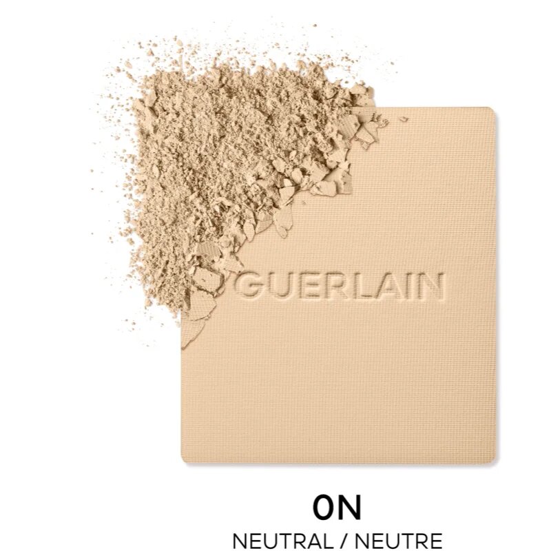 GUERLAIN Parure Gold Skin Control kompakt mattító alapozó utántöltő árnyalat 0N Neutral 87 g