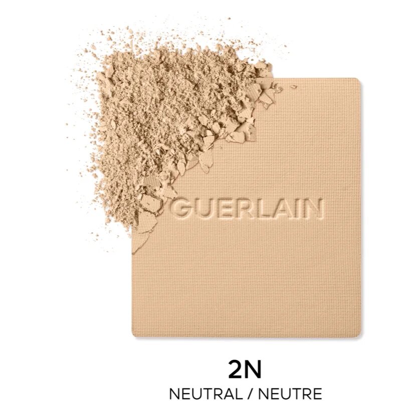 GUERLAIN Parure Gold Skin Control kompakt mattító alapozó utántöltő árnyalat 2N Neutral 87 g