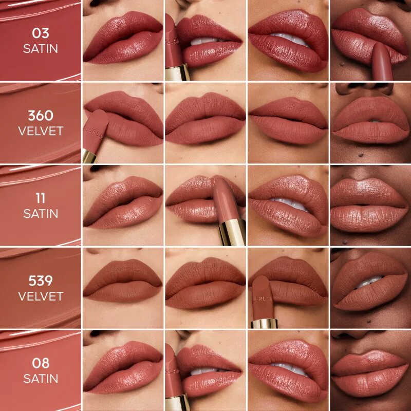 GUERLAIN Rouge G Luxus rúzs árnyalat 962 Le Tulipe Noire Velvet 3.5 g